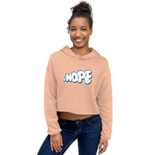 Load image into Gallery viewer, Woman's Nope & Nope Again Crop Hoodie