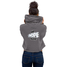 Load image into Gallery viewer, Woman's Nope & Nope Again Crop Hoodie