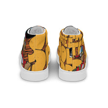 Load image into Gallery viewer, KOOL KIDD - Women’s high top canvas shoes - Black