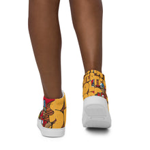 Load image into Gallery viewer, KOOL KIDD - Women’s high top canvas shoes - Red