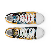 Load image into Gallery viewer, KOOL KIDD - Women’s high top canvas shoes - Black