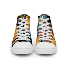 Load image into Gallery viewer, KOOL KIDD - Women’s high top canvas shoes - Black