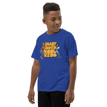 Load image into Gallery viewer, Smart Educated Kool Kidd Youth Short Sleeve T-Shirt-Royal Blue