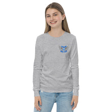 Load image into Gallery viewer, REACH FOR THE SKY - Youth long sleeve tee - Blue text
