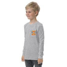 Load image into Gallery viewer, REACH FOR THE SKY - Youth long sleeve tee - Yellow text