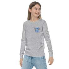 Load image into Gallery viewer, REACH FOR THE SKY - Youth long sleeve tee - Blue text