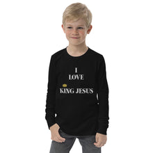 Load image into Gallery viewer, KING JESUS - Youth long sleeve tee