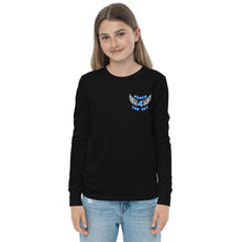 Load image into Gallery viewer, REACH FOR THE SKY - Youth long sleeve tee - Blue text