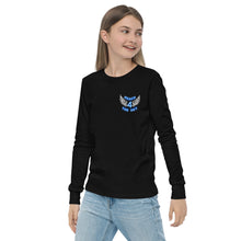 Load image into Gallery viewer, REACH FOR THE SKY - Youth long sleeve tee - Blue text