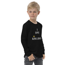 Load image into Gallery viewer, KING JESUS - Youth long sleeve tee