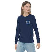 Load image into Gallery viewer, REACH FOR THE SKY - Youth long sleeve tee - Blue text