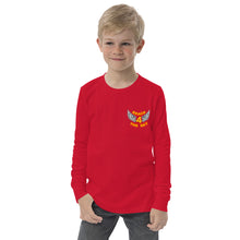Load image into Gallery viewer, REACH FOR THE SKY - Youth long sleeve tee - Yellow text