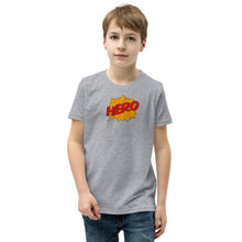 Load image into Gallery viewer, HERO - Youth Short Sleeve T-Shirt - (Male Super Hero on back)