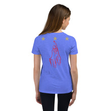 Load image into Gallery viewer, HERO - Youth Short Sleeve T-Shirt (Girl Super Hero on back)