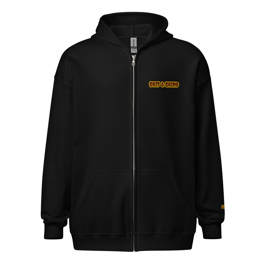 GRIT & GRIND Unisex heavy blend zip hoodie
