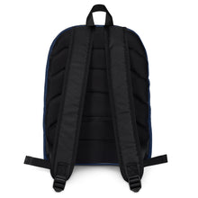 Load image into Gallery viewer, REACH FOR THE SKY - Medium Backpack - Navy blue - Yellow text
