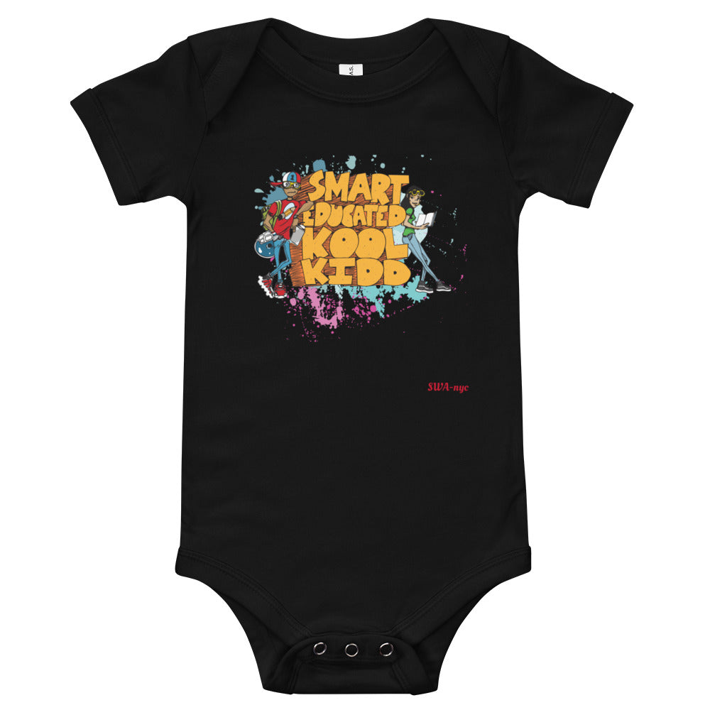 Smart Educated Kool Kidd Baby short sleeve onesie – SAY WORD