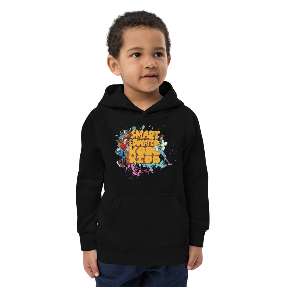 Smart Educated Kool Kids-Kid eco hoodie-80% Organic Cotton