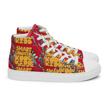 Load image into Gallery viewer, KOOL KIDD - Men’s high top -  all over print canvas shoes - Red
