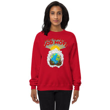 Load image into Gallery viewer, God Move Unisex fleece sweatshirt - Red
