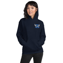 Load image into Gallery viewer, Adult Reach - 4 - The Sky Unisex Hoodie Blue Text
