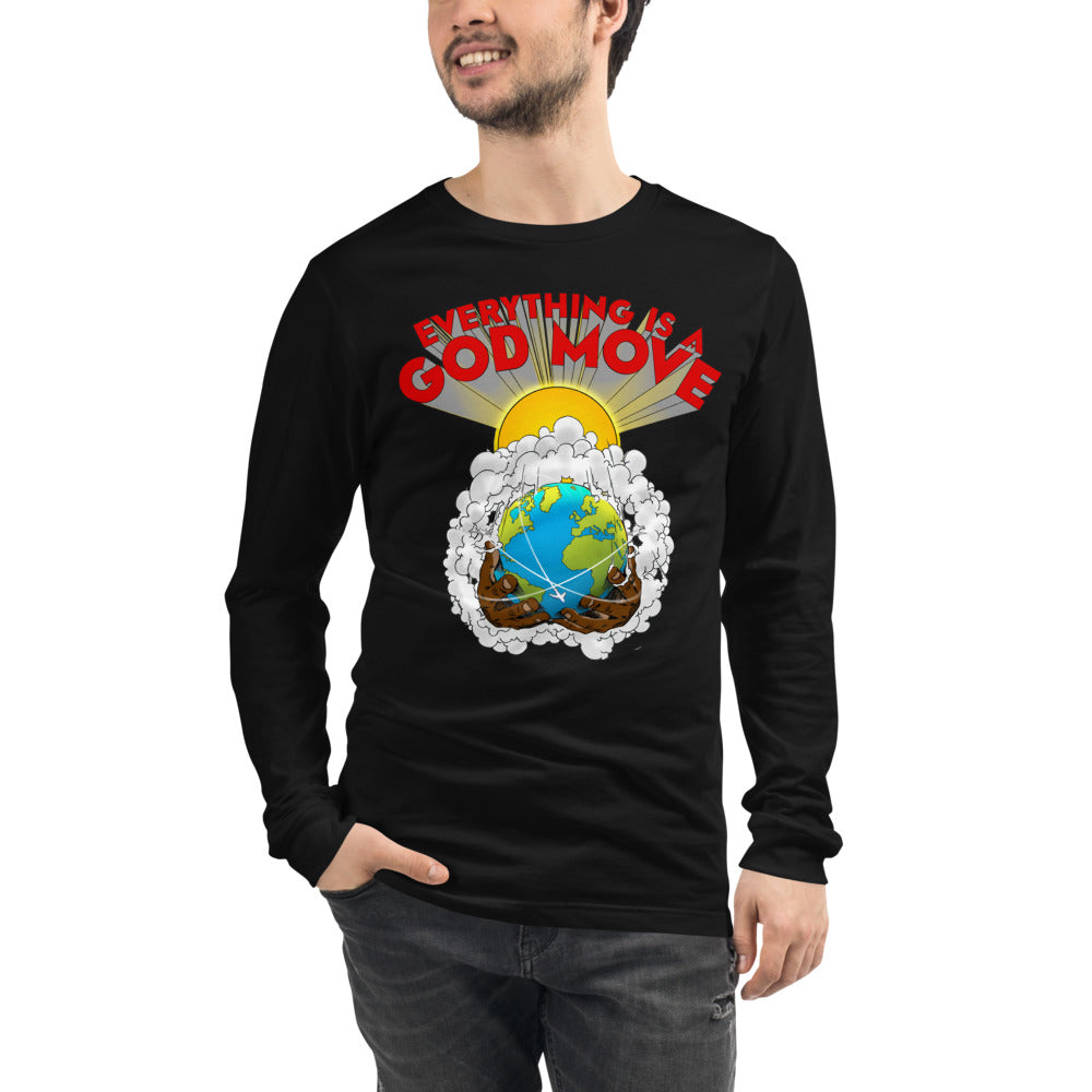 Unisex God Move Long Sleeve Tee