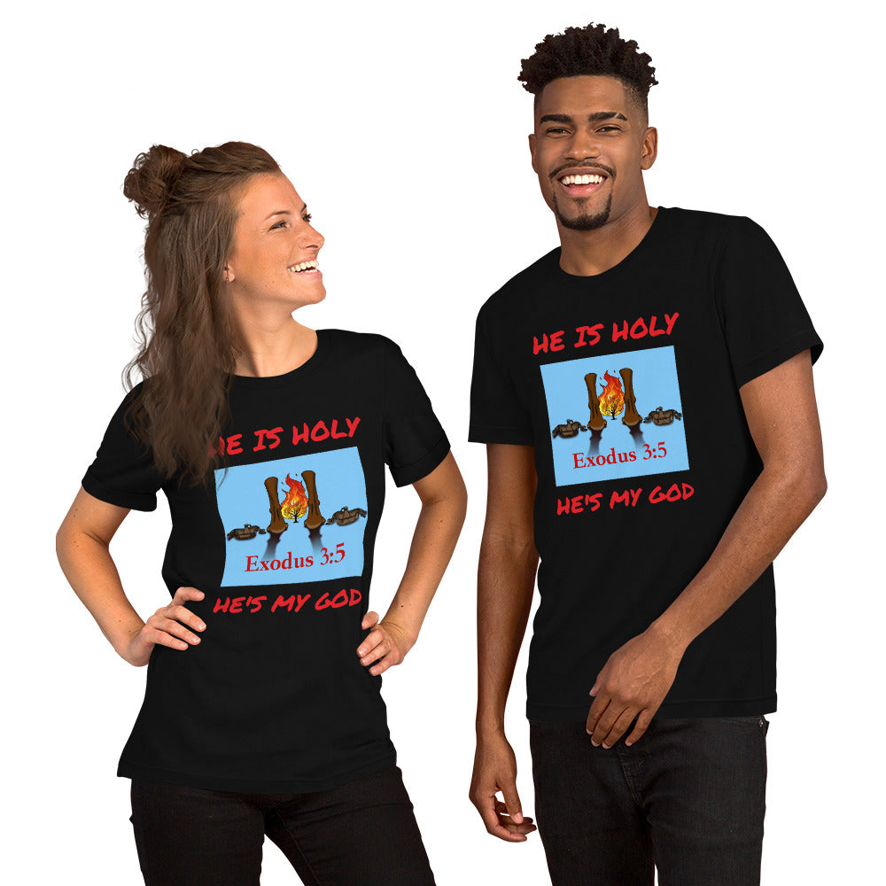 Unisex Holy GOD T-Shirt-based on mens sizing