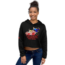 Load image into Gallery viewer, Woman&#39;s Crazy Keys Crop Hoodie
