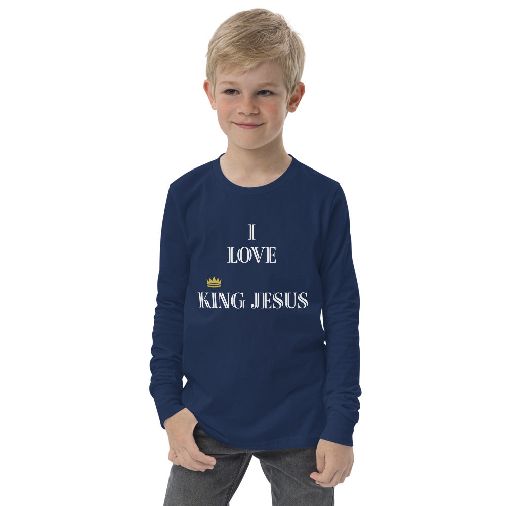 KING JESUS Youth long sleeve tee – SAY WORD APPAREL NYC